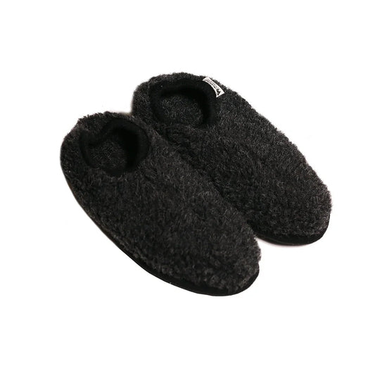 Wool Cloudlet Slippers - Black