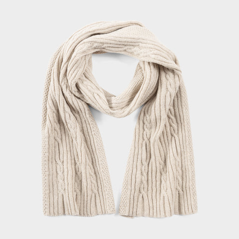 Dedicated Backen Scarf - Pearl White