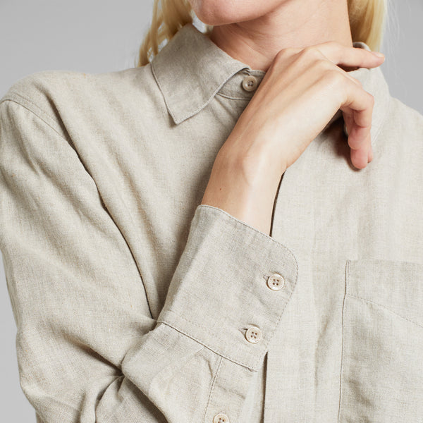 Kosta Linen Shirt - Ecru