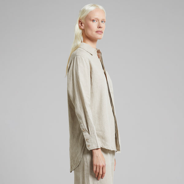 Kosta Linen Shirt - Ecru