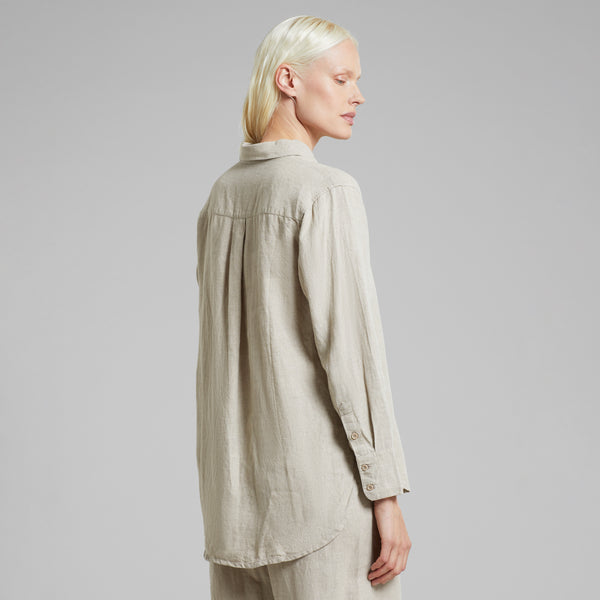 Kosta Linen Shirt - Ecru