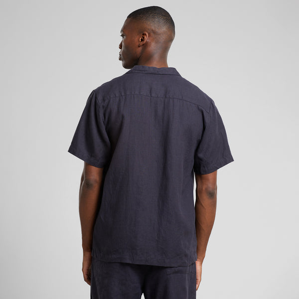 Marstrand Linen Shirt - Phantom Black