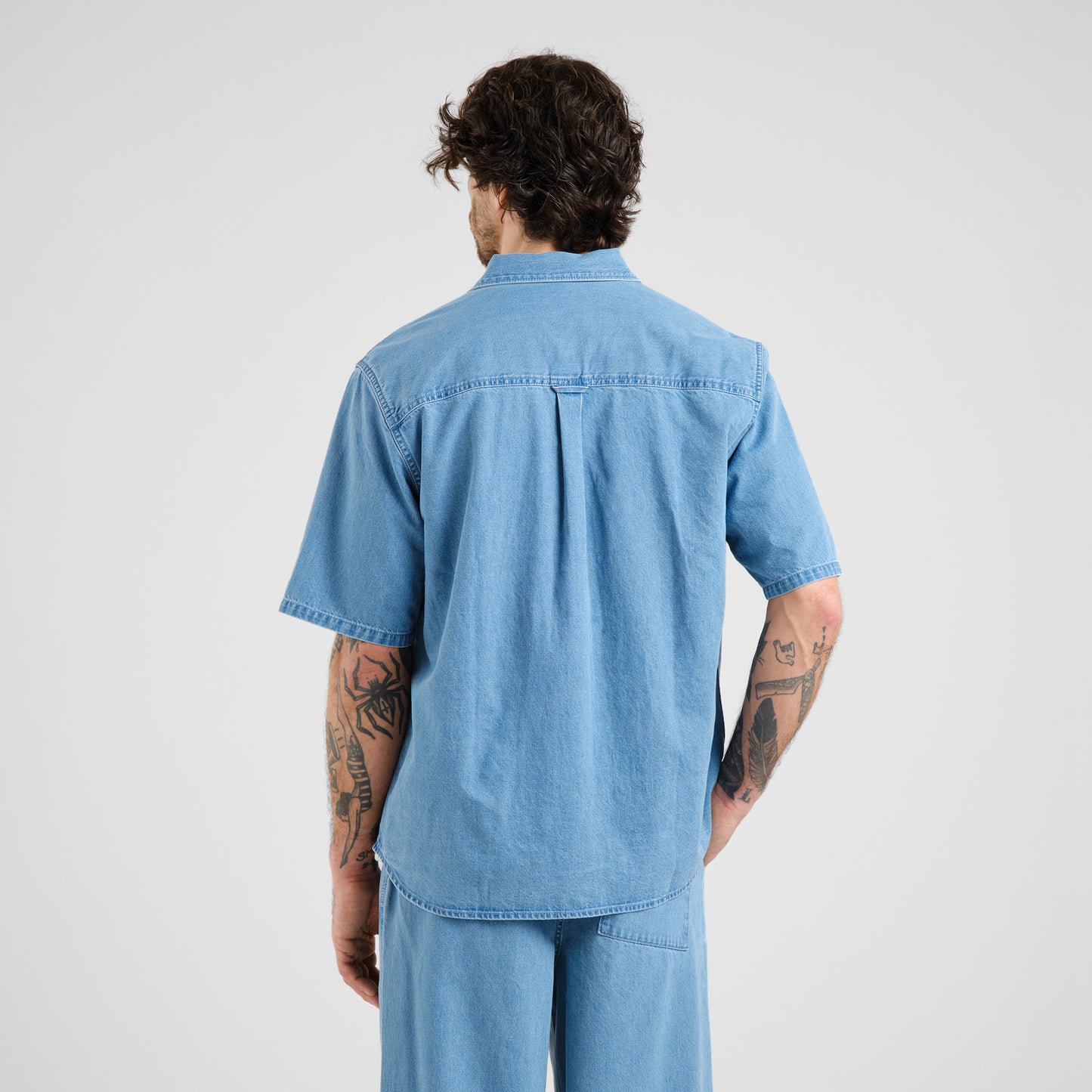 Skalhamn Denim Shirt - Light Blue