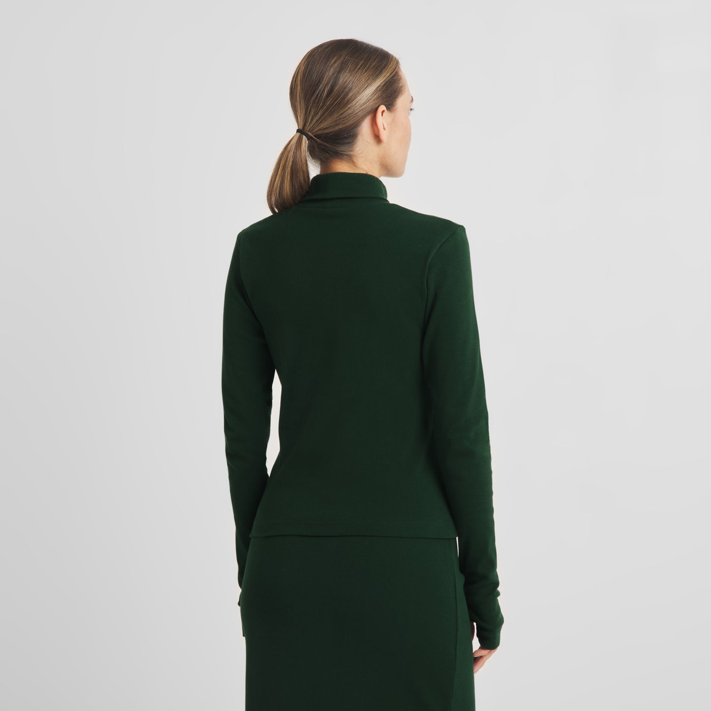 Rib Top Malma - Dark Green