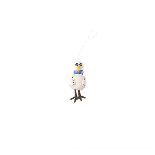 Little Hangings - Funky Bird White