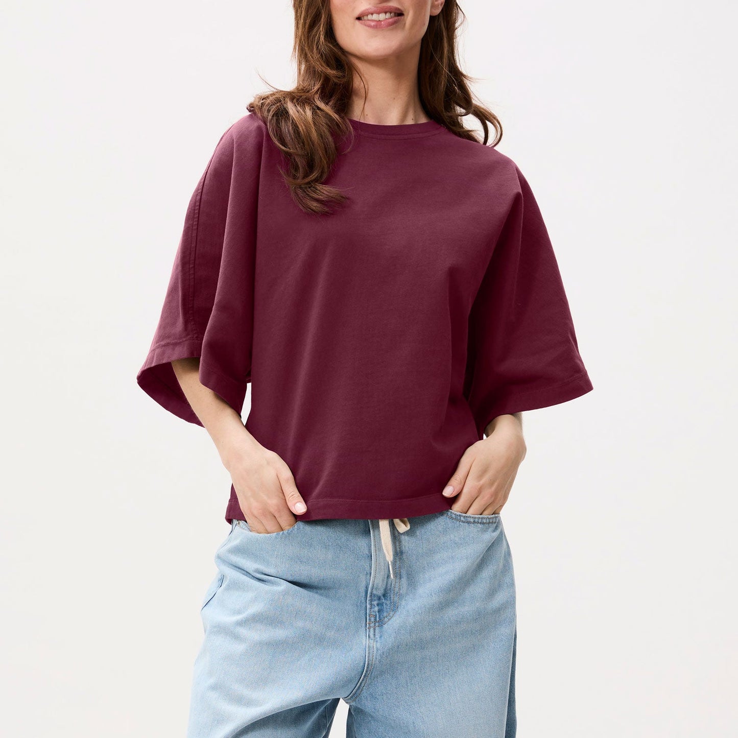 Batsleeve T-Shirt - Merlot