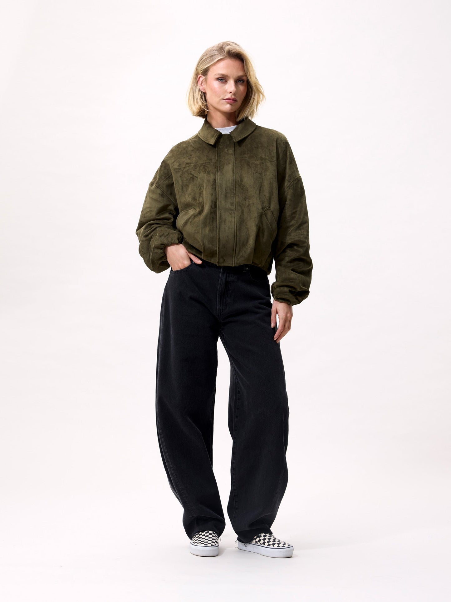 Faux Suede Jacket - Mountain View