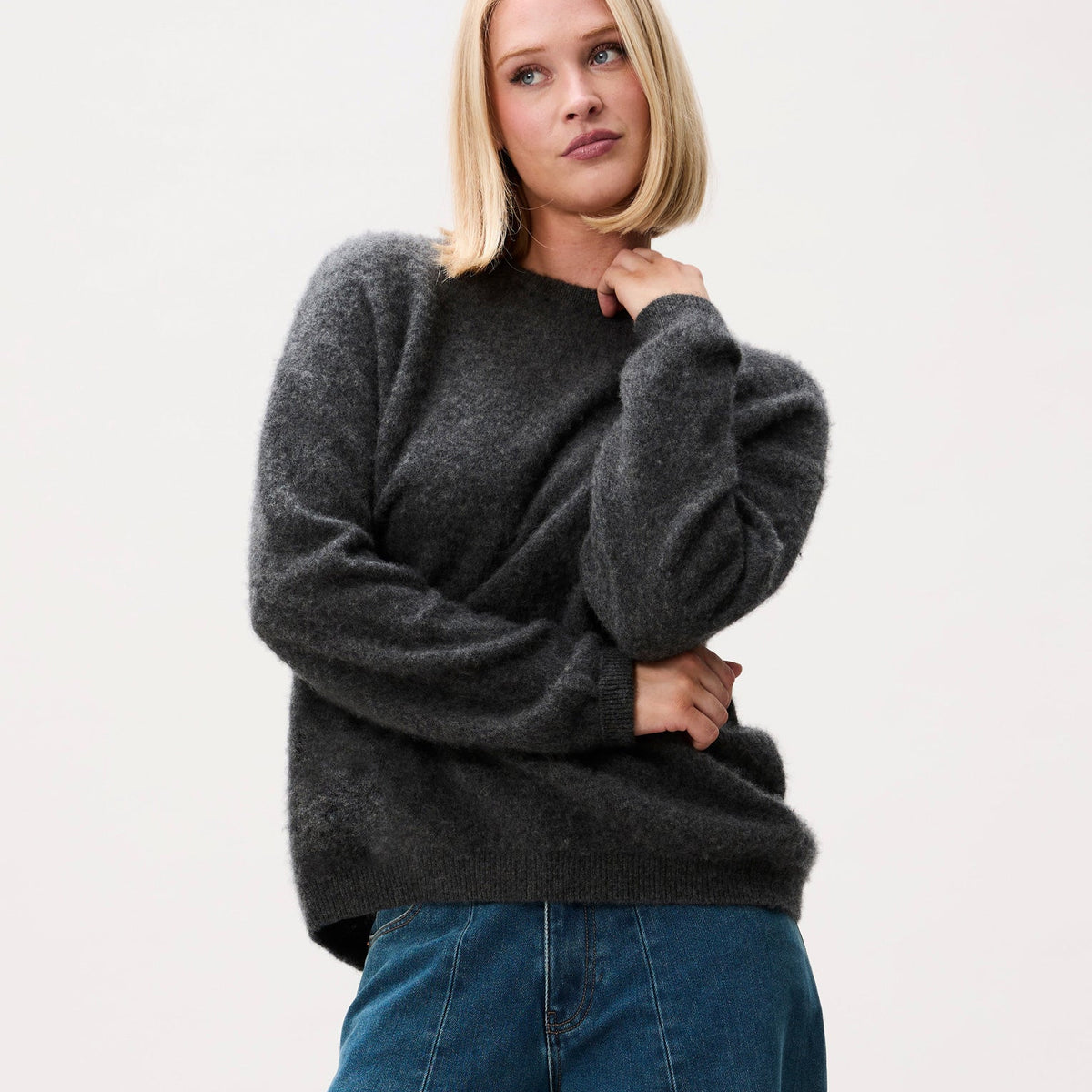 Super Soft Merino Knit - Dark Grey