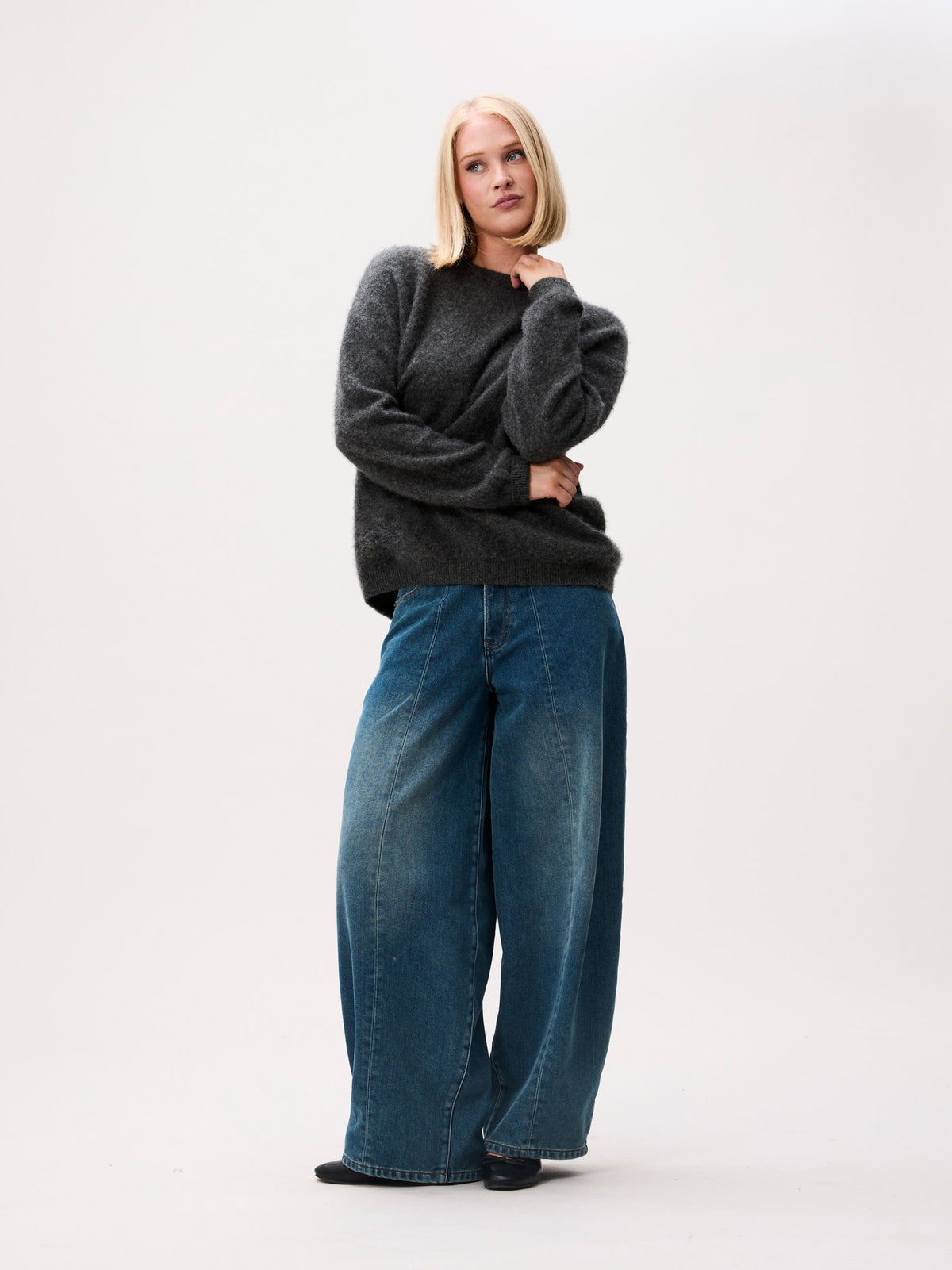 Super Soft Merino Knit - Dark Grey