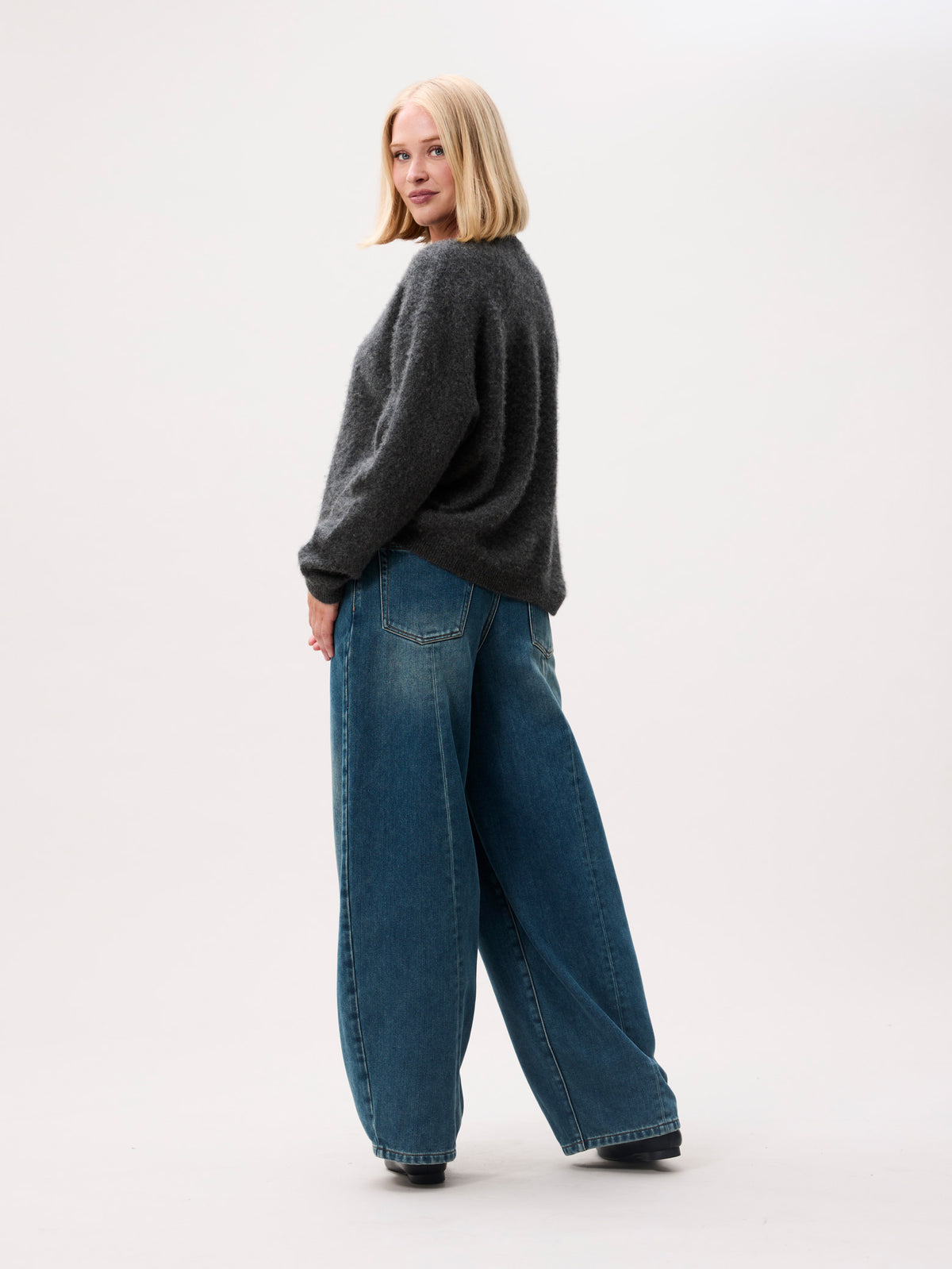 Super Soft Merino Knit - Dark Grey