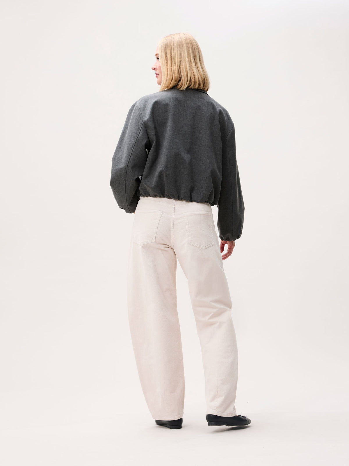 Tuck In Tailored Jacket - Grey Melange