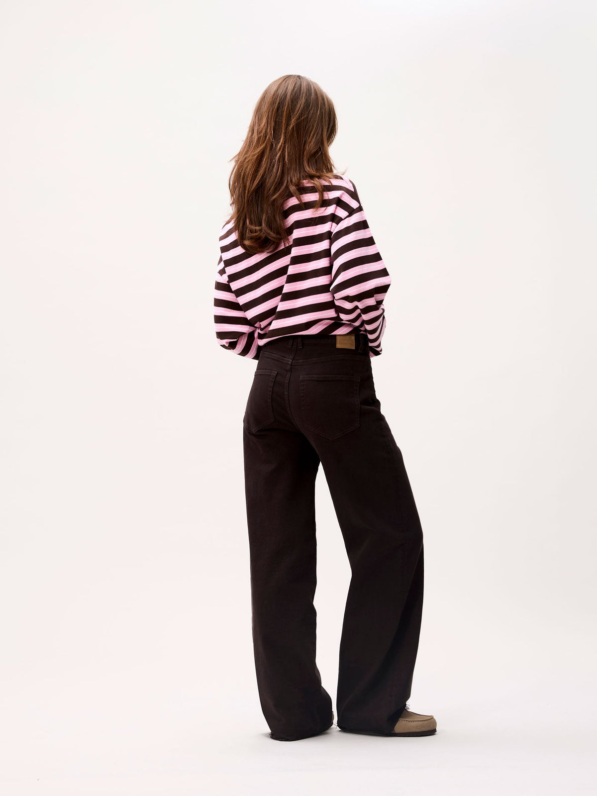 Loose Fit Jeans - Dark Cacao