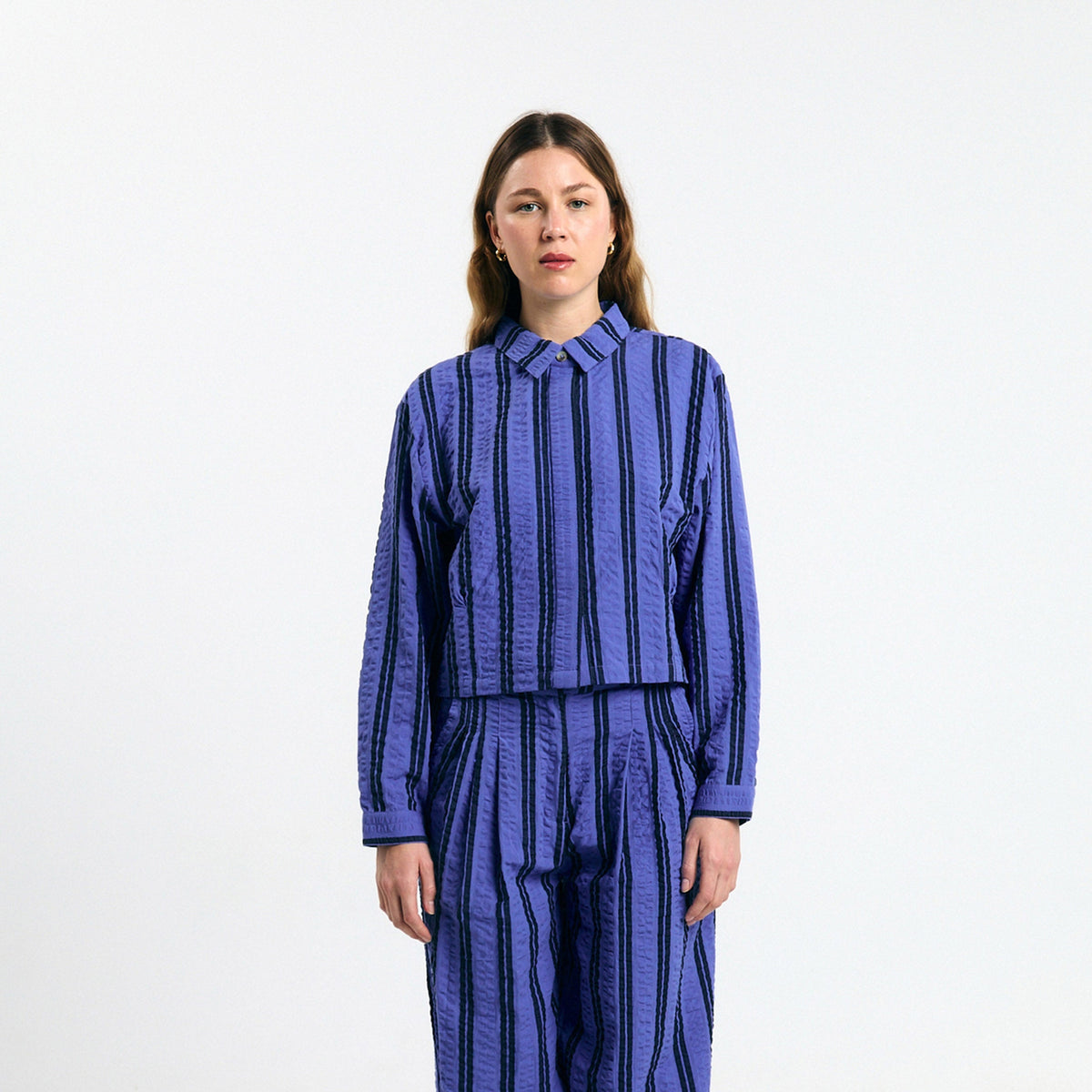 Raiva Shirt - Stripes Blue