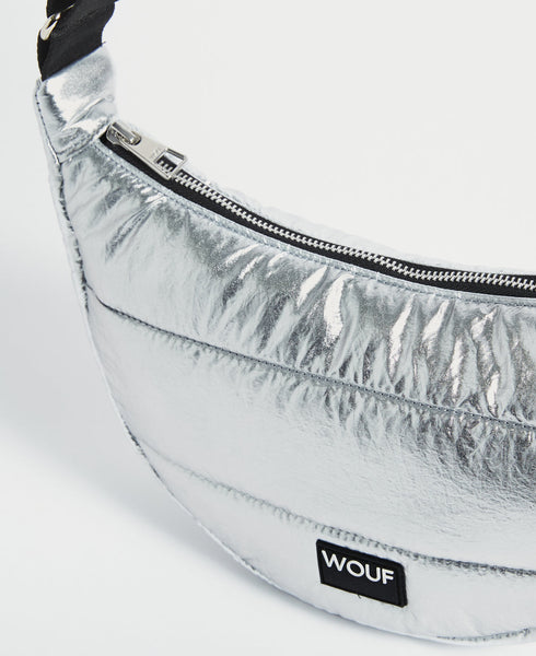 Crossbody Bag - Silver Glossy