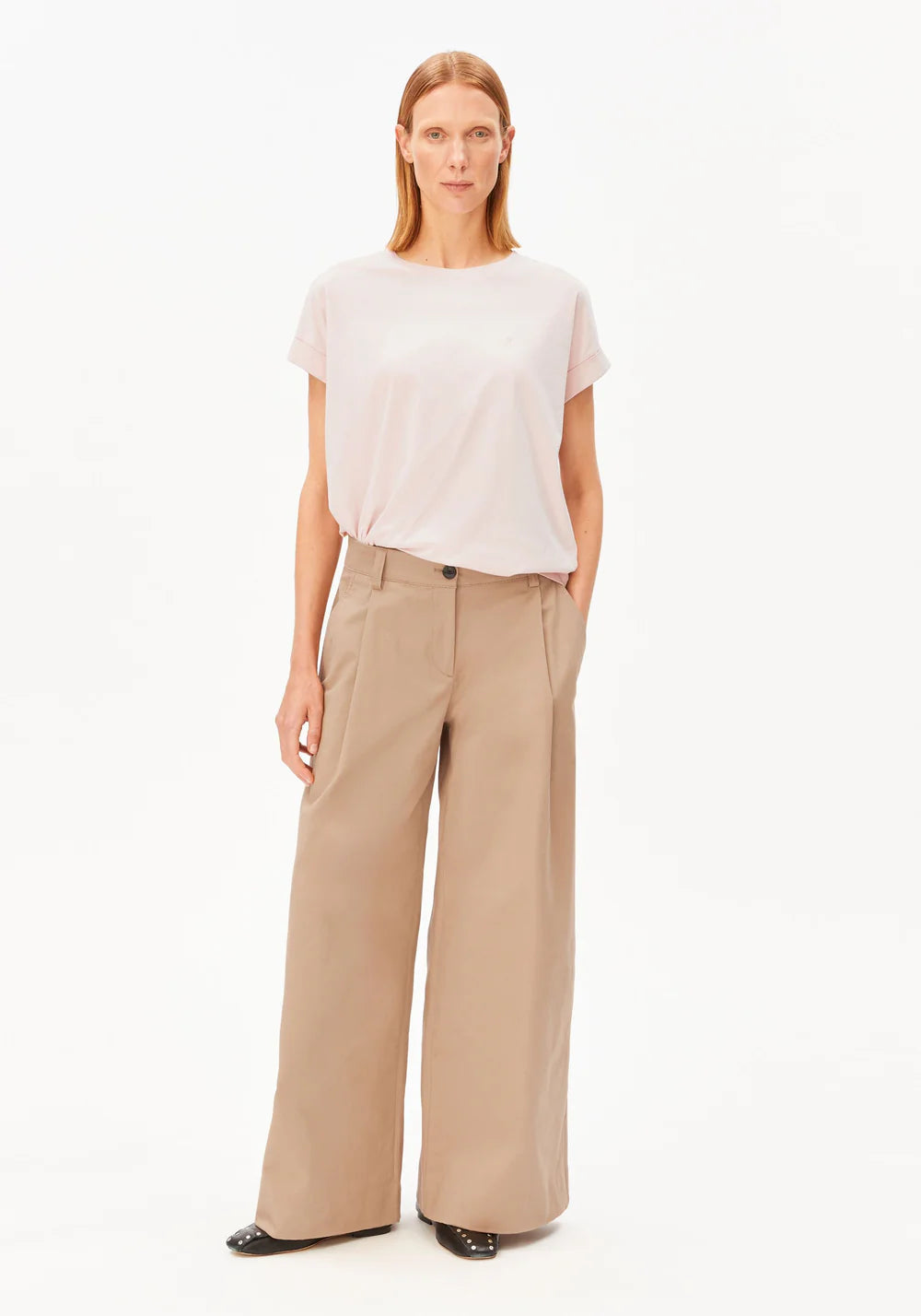 Idaara T-shirt - Pale Peach