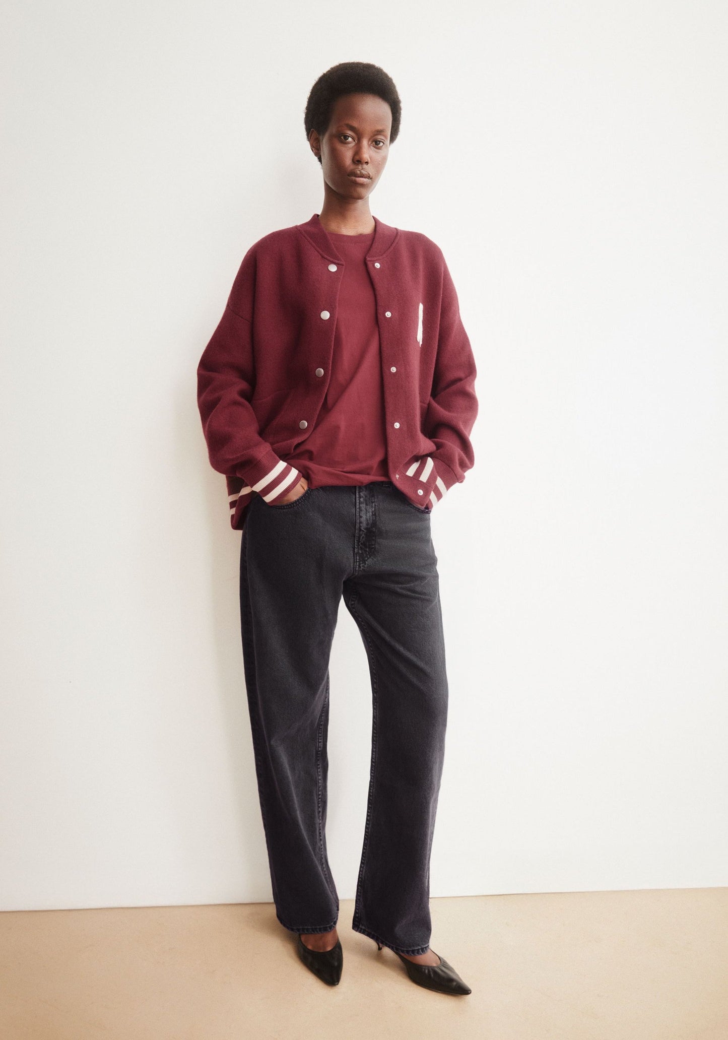 Idaara T-shirt - Velvet Red