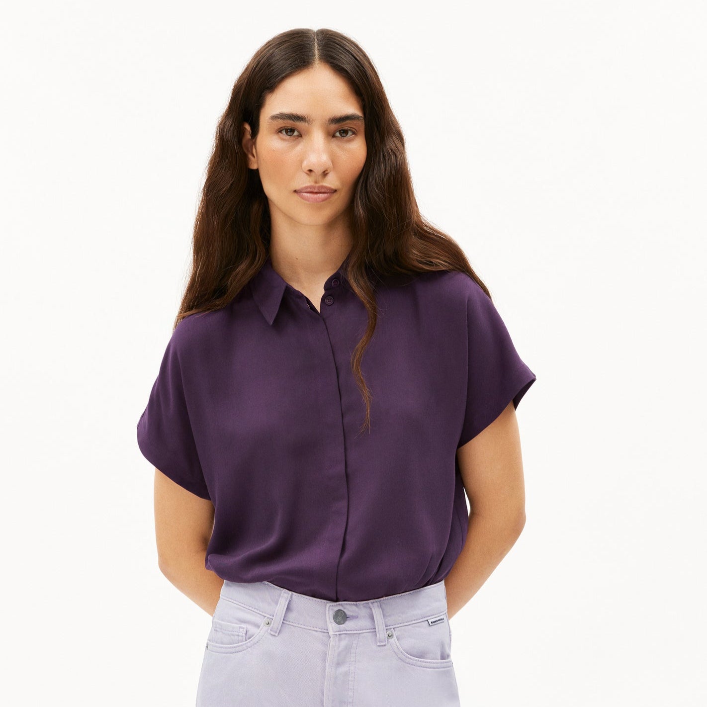 LAST ONE in S - Larisaana Blouse - Vivid Violet