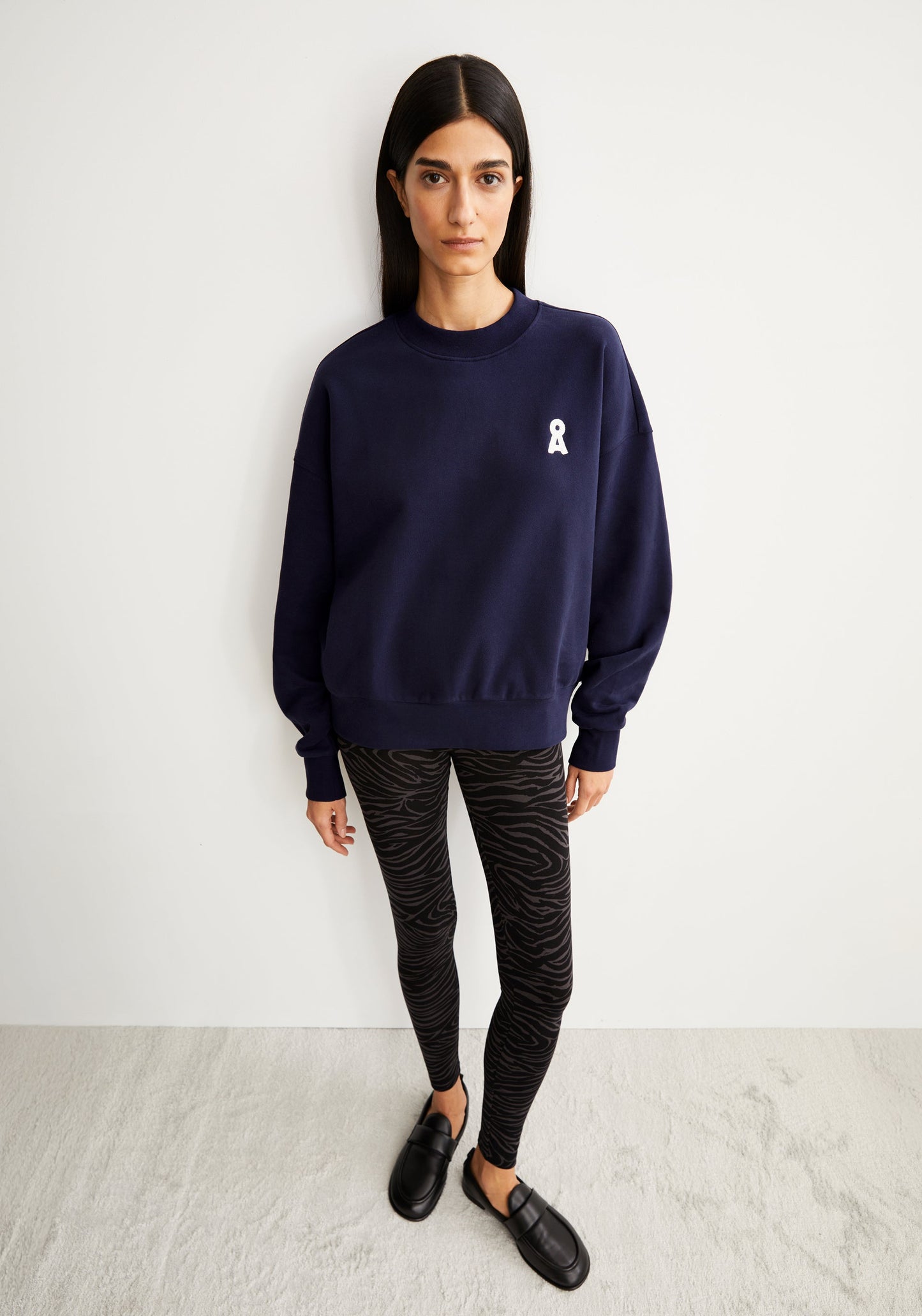 Alizaa Iconic A Sweat - Tinted Navy