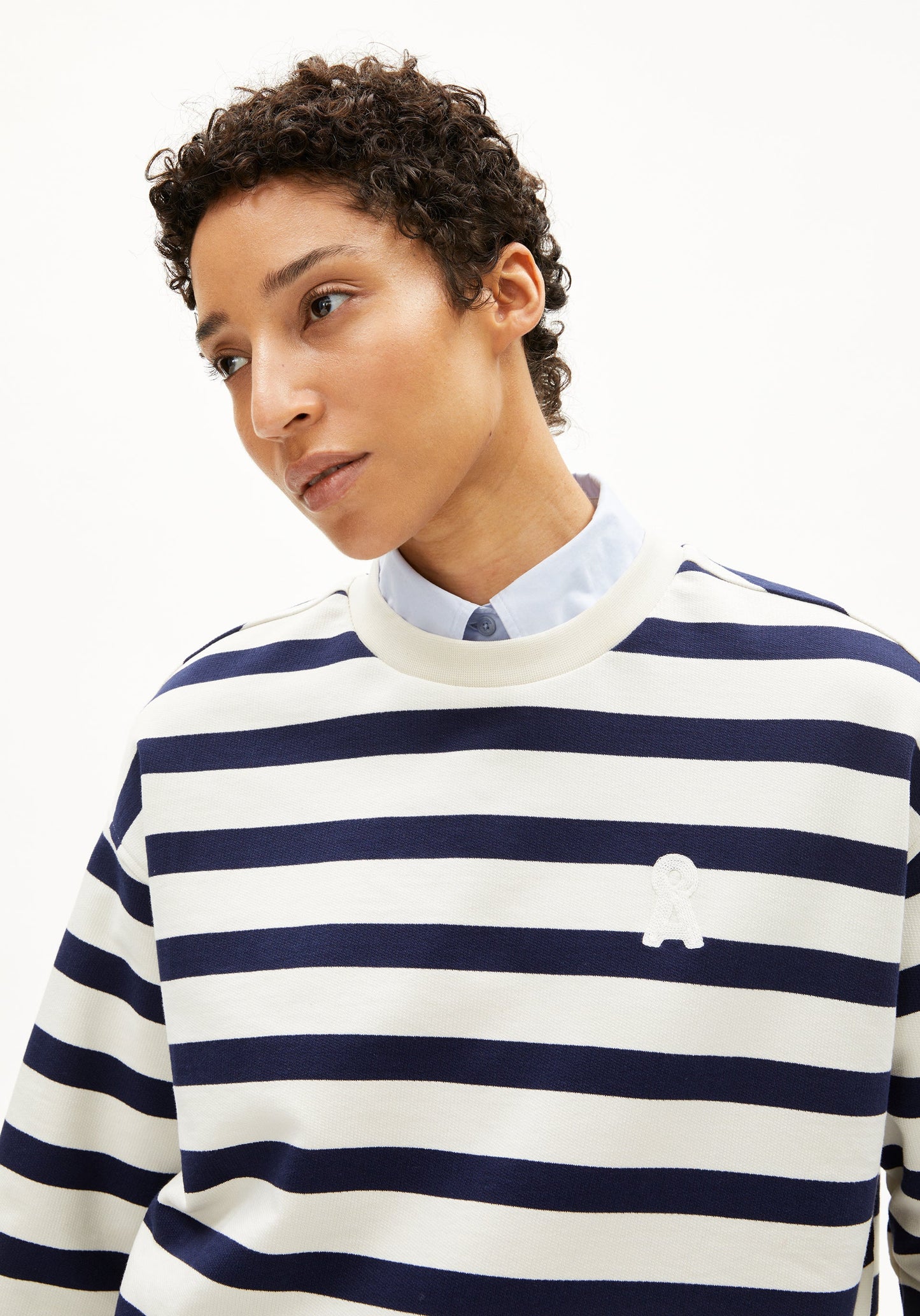 Frankaa Iconic Bold Sweater - Undyed/Tinted Navy