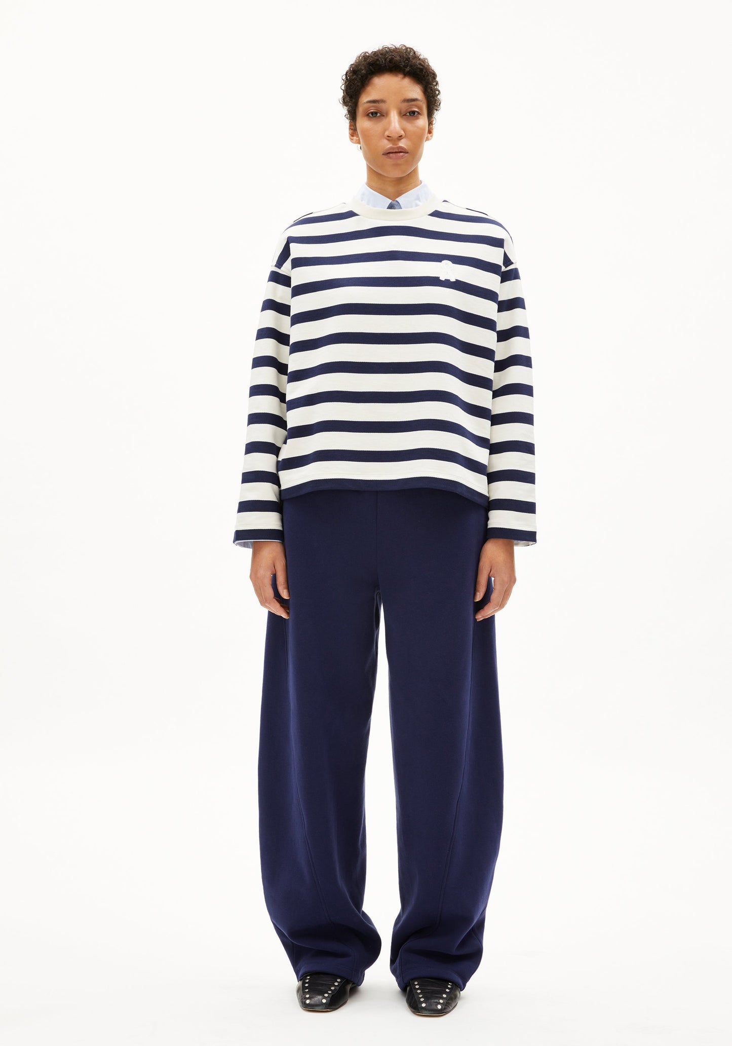 Frankaa Iconic Bold Sweater - Undyed/Tinted Navy