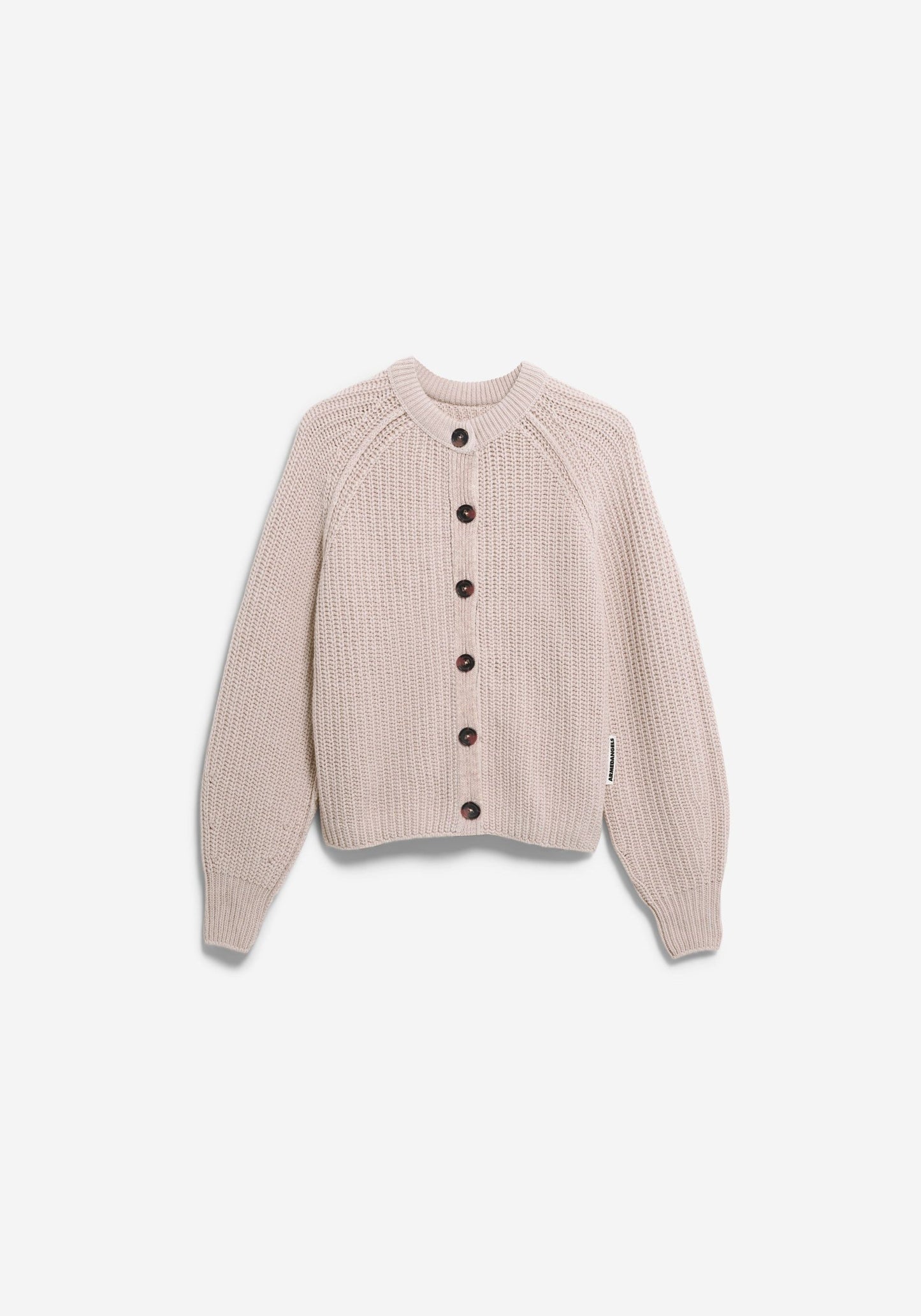 Rib Knit Cardigan - Honey Melange