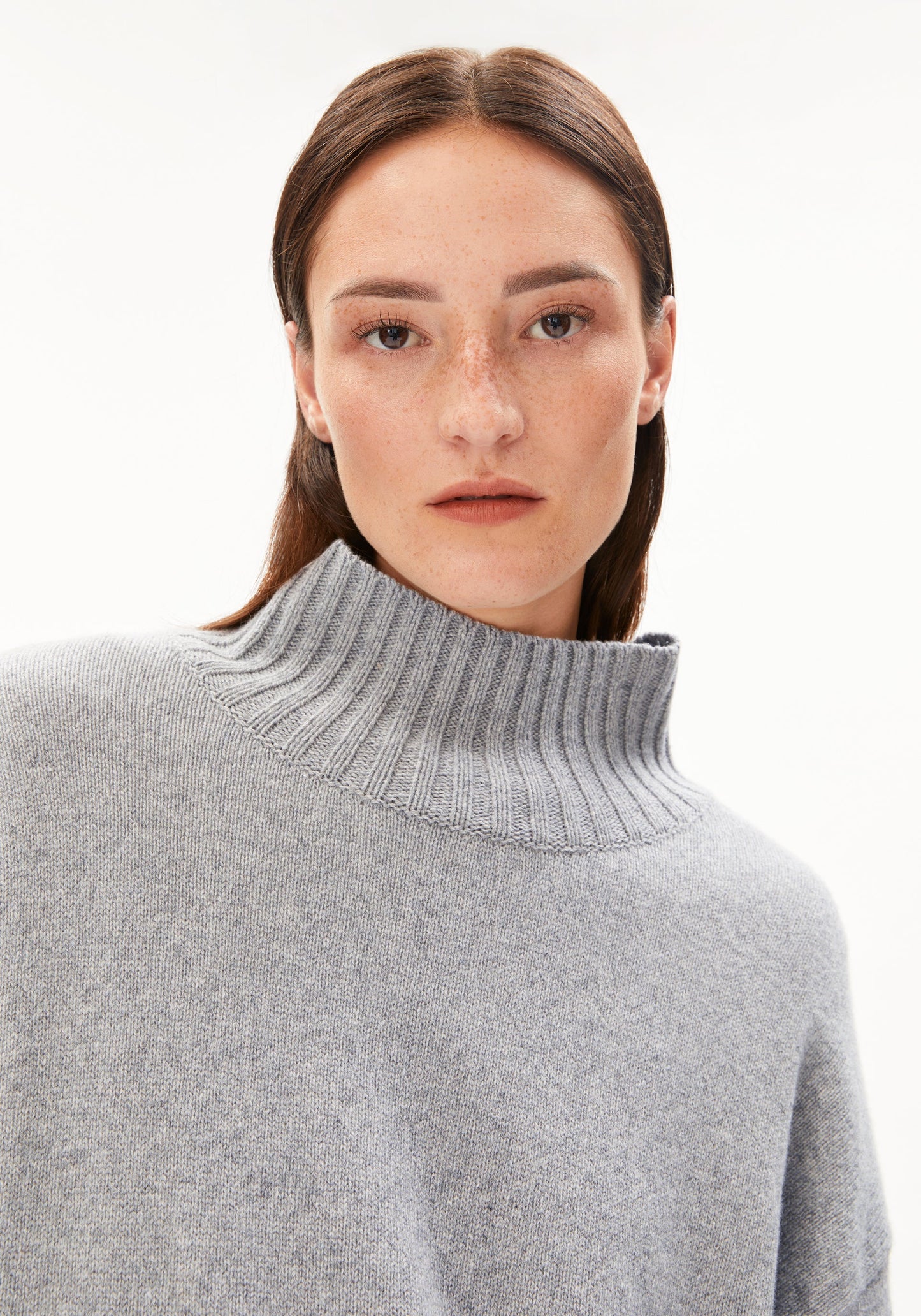 Kaarlin Knitted Sweater - Silver Melange