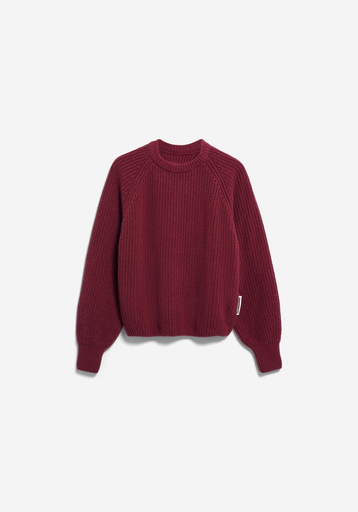 Rib Knit Sweater - Velvet Red