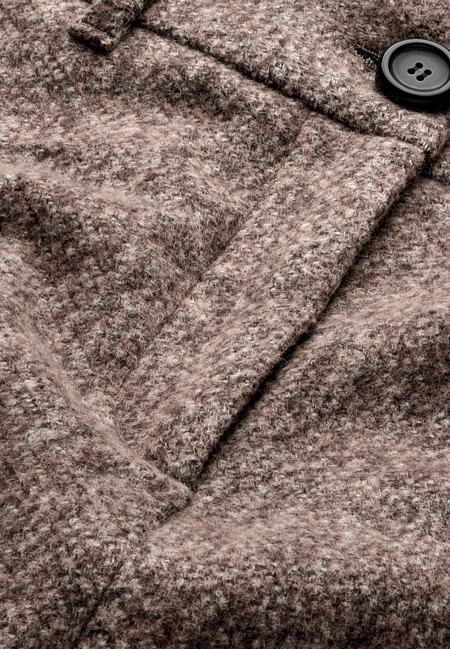 LAST ONE in XL - Hannaahla Tweed Woven Skirt - Pure/Walnut Cream
