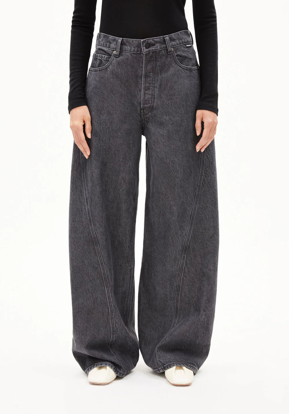 Detox Denim Aalthea Mid Waist Barrel - Corno