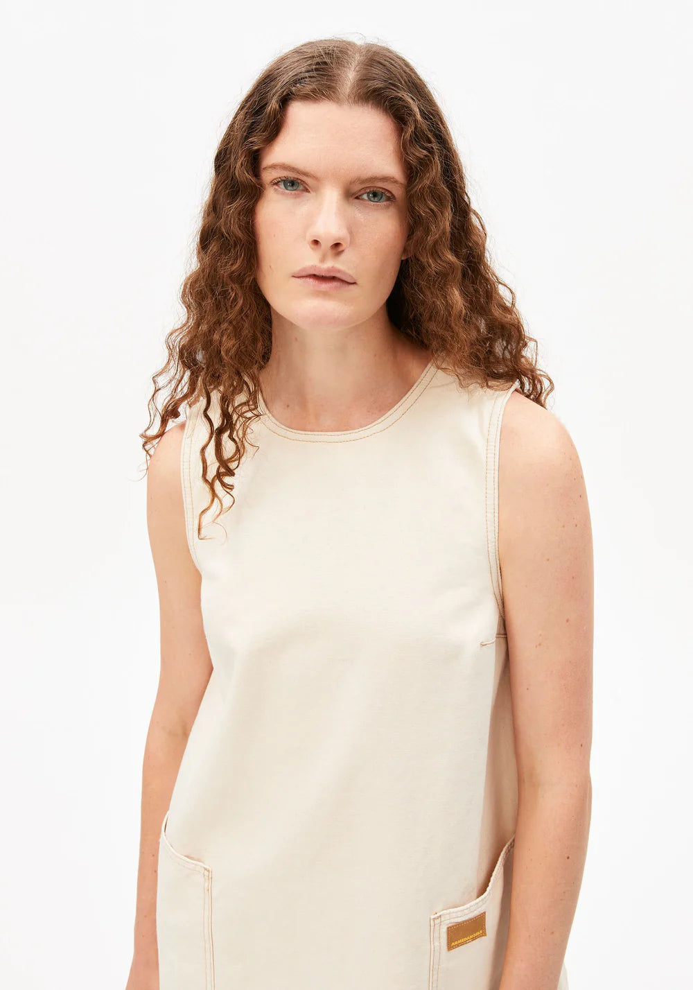 Workwear Canvas Mini Dress - Undyed
