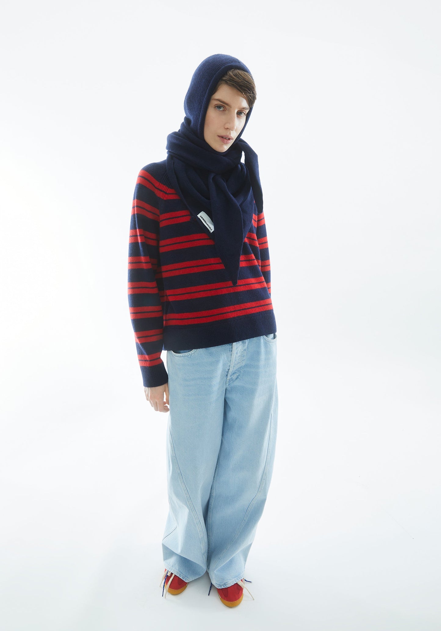 Liliriaa Fine Stripes - Tinted Navy/Candy Apple