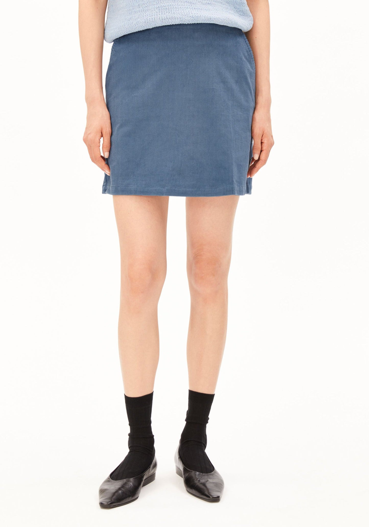Corduroy Mini Skirt - Dusty Moon