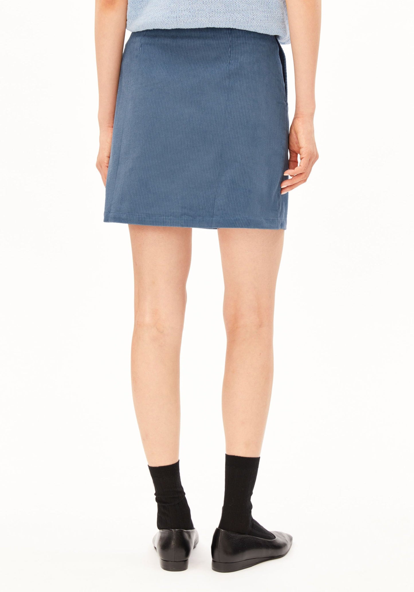 Corduroy Mini Skirt - Dusty Moon