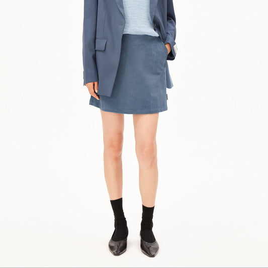 Corduroy Mini Skirt - Dusty Moon