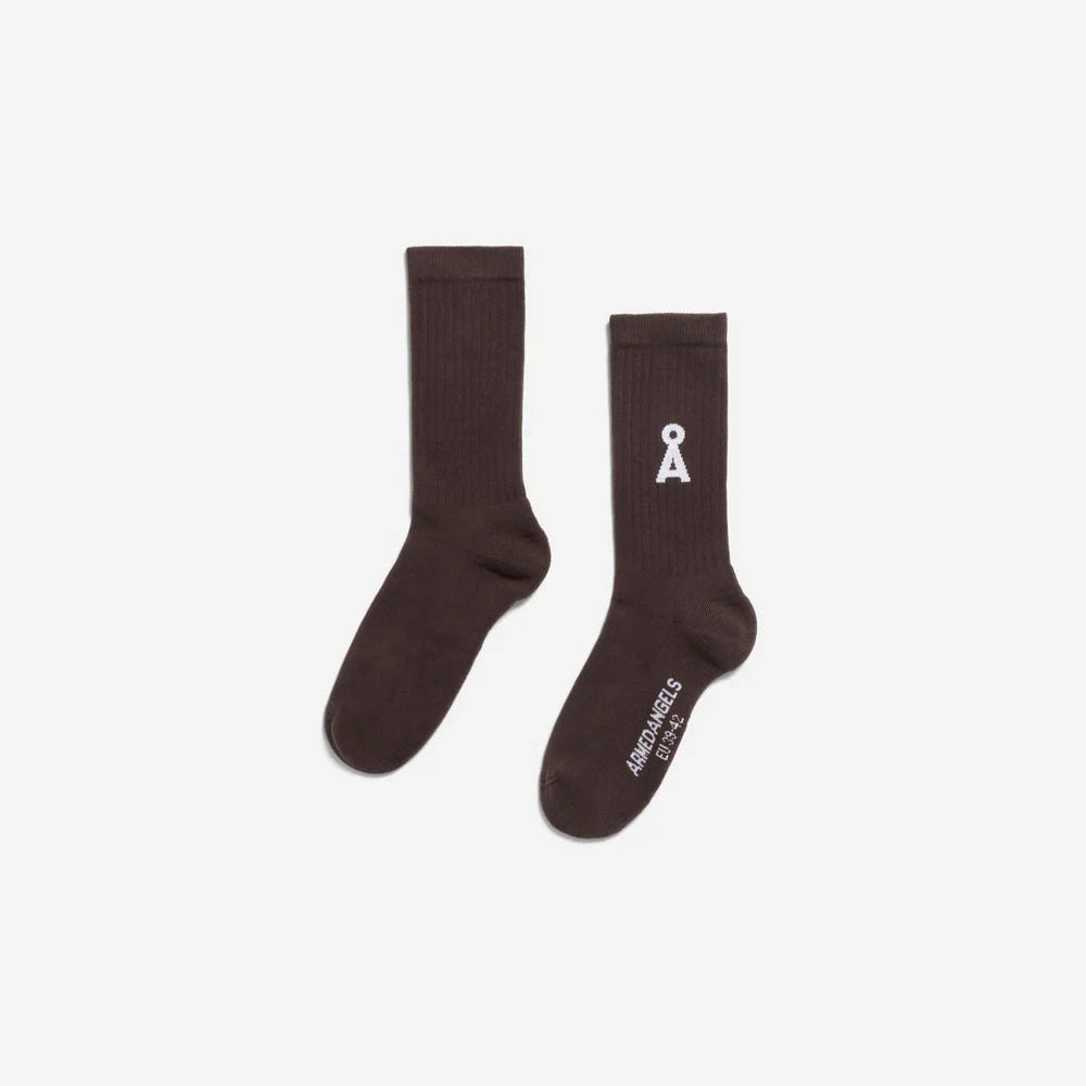 Saamus Bold Socks - Claystone