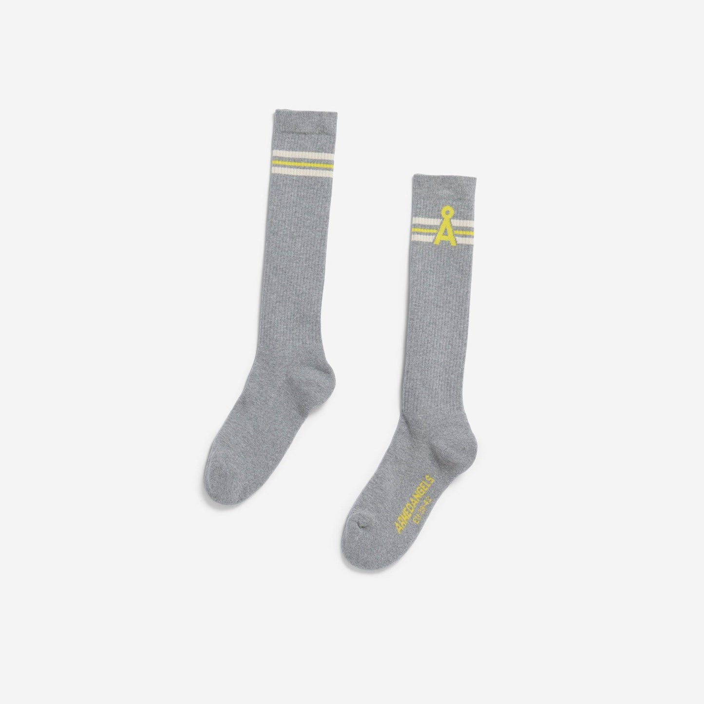 Caarlo Stripes Socks - Silver Melange