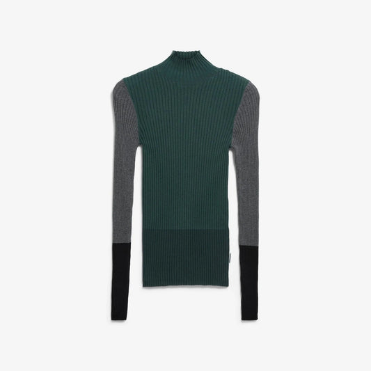 Alaania Patch Knitted Longsleeve - Midnight Reef