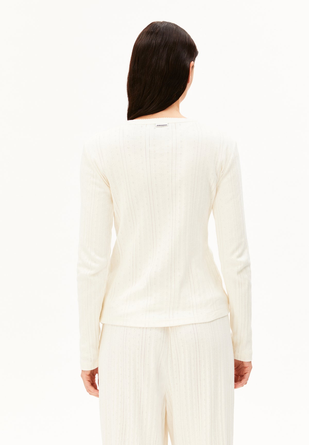 Pointelle Longsleeve - Oatmilk