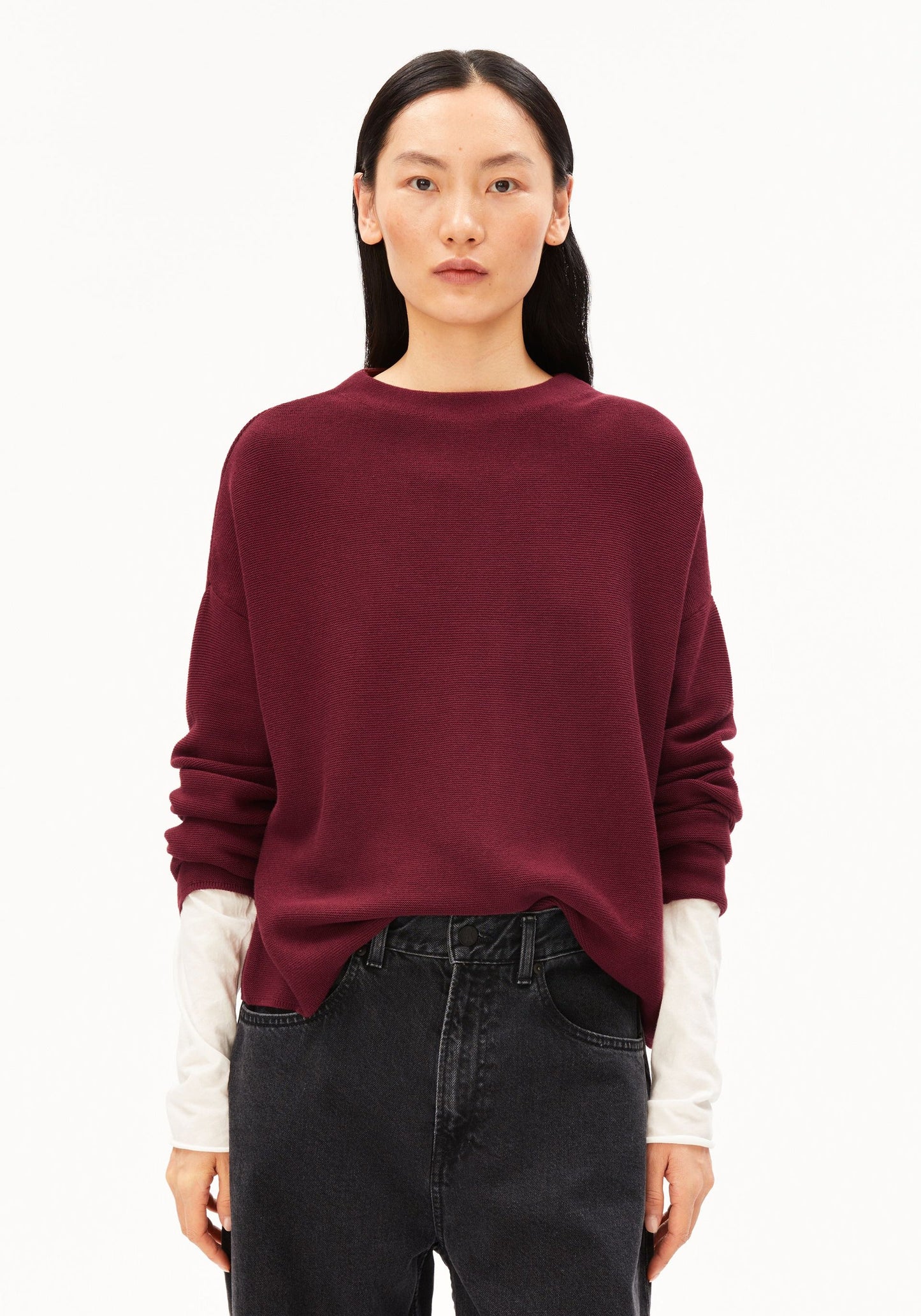 Merinaa Links Sweater - Red Velvet