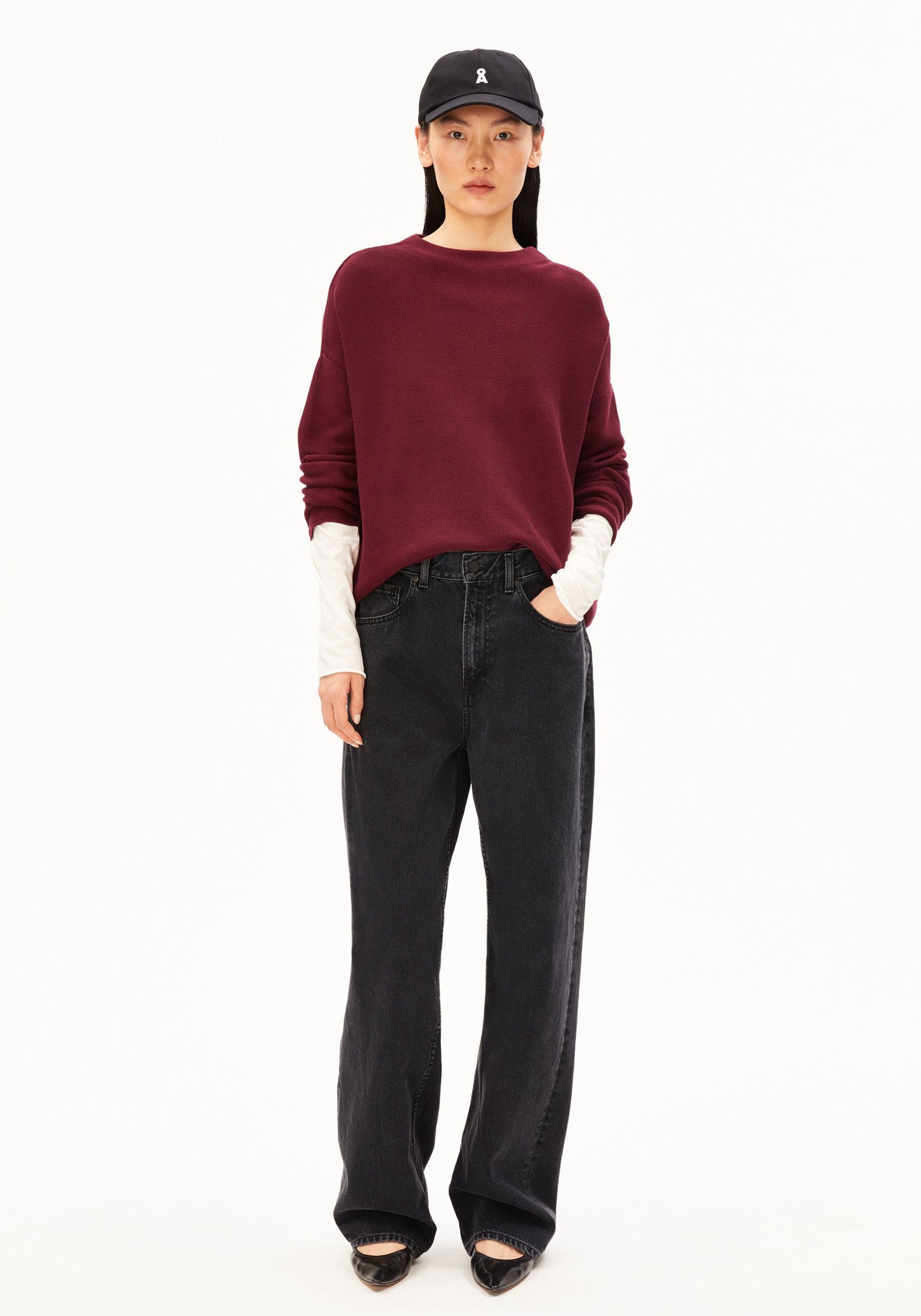 Merinaa Links Sweater - Red Velvet