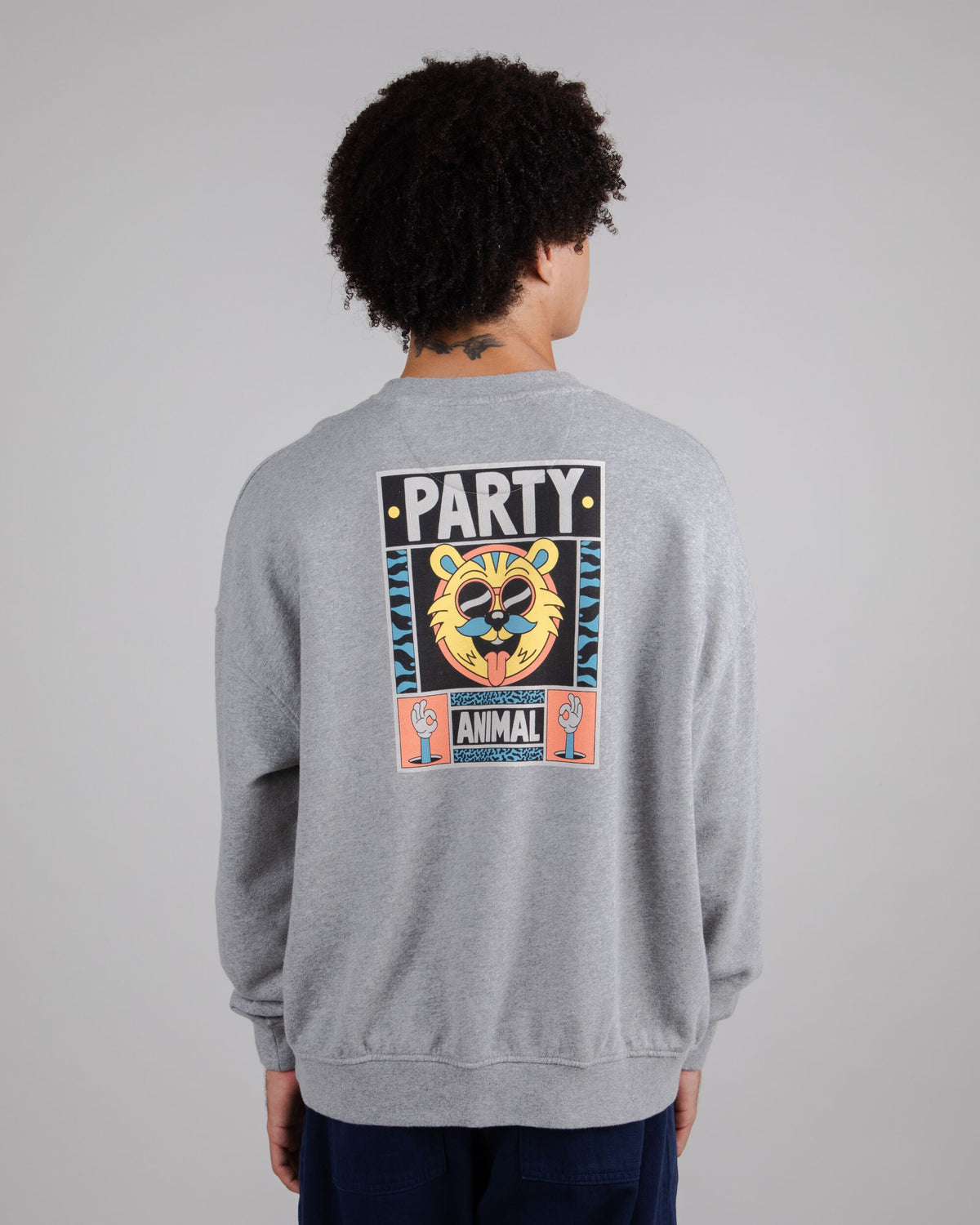 Yeye Weller Oversized Sweatshirt - Grey Melange