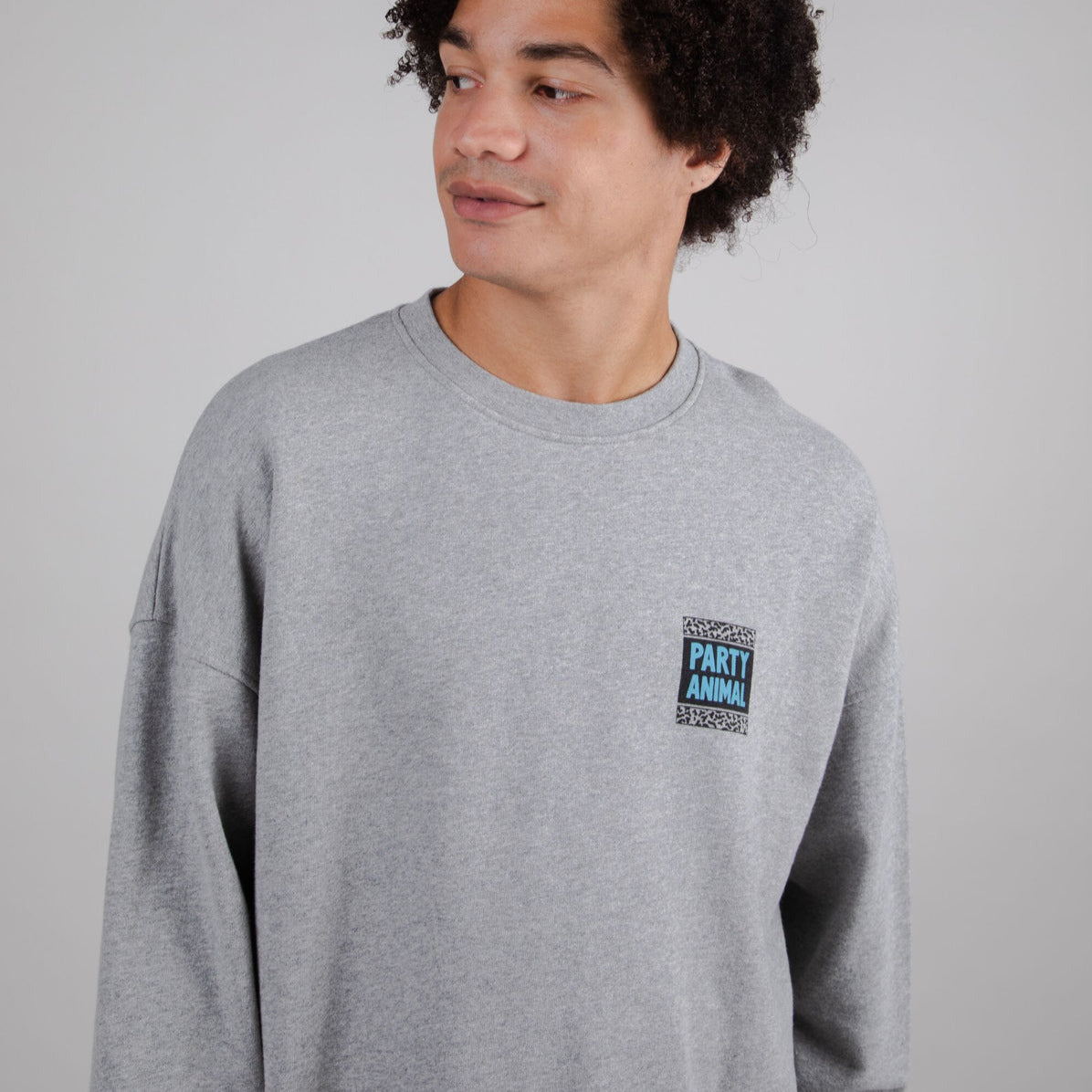 Yeye Weller Oversized Sweatshirt - Grey Melange