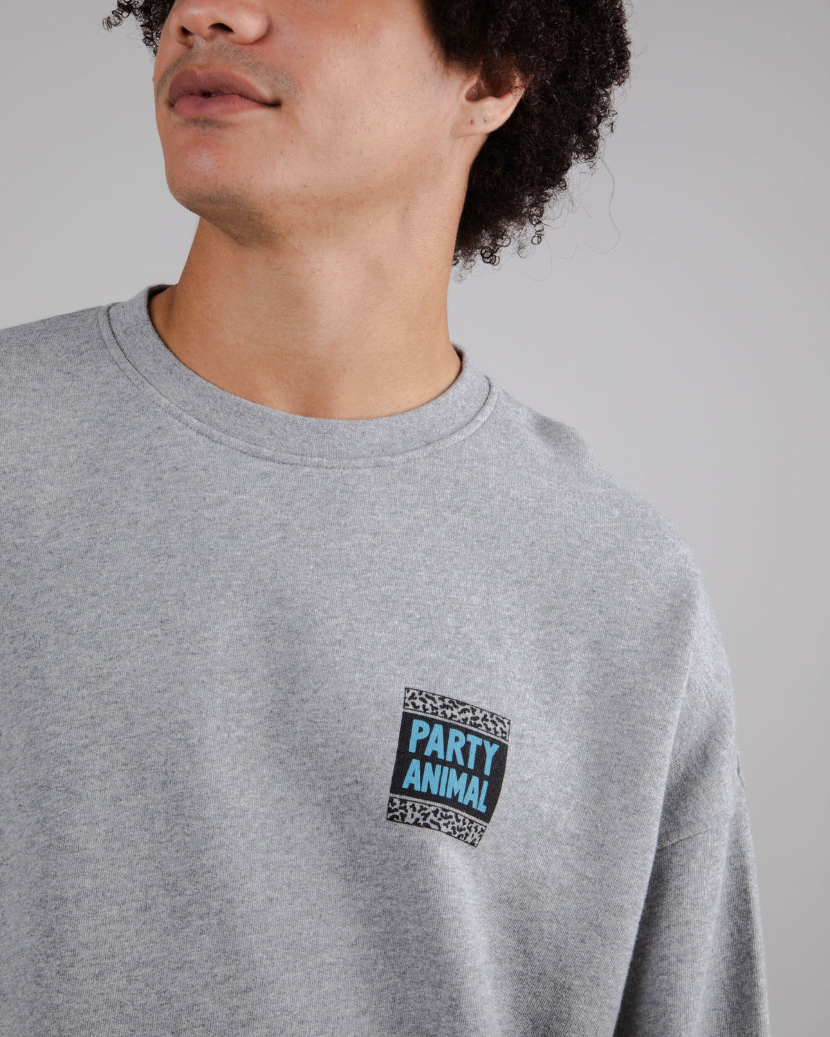 Yeye Weller Oversized Sweatshirt - Grey Melange