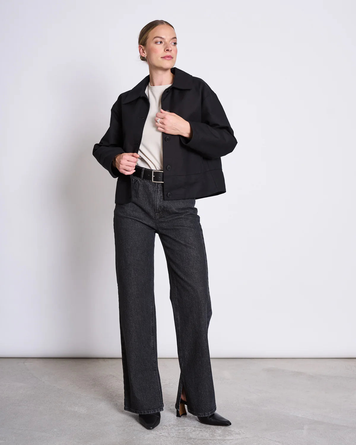 LAST ONES in 33 - Selene Jeans - Faded Black