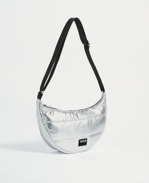 Crossbody Bag - Silver Glossy