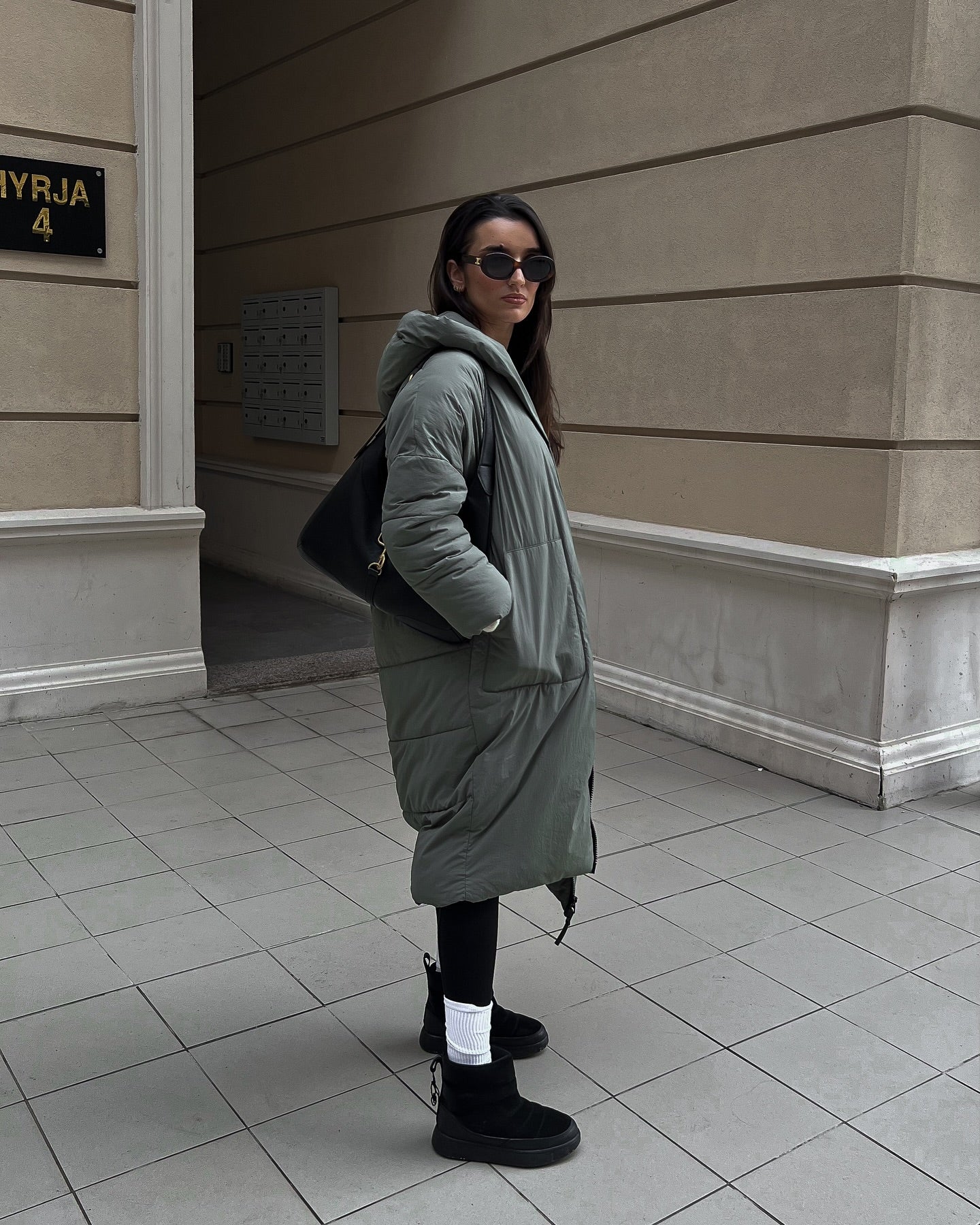 Woden Isa Waterproof Boot - Black