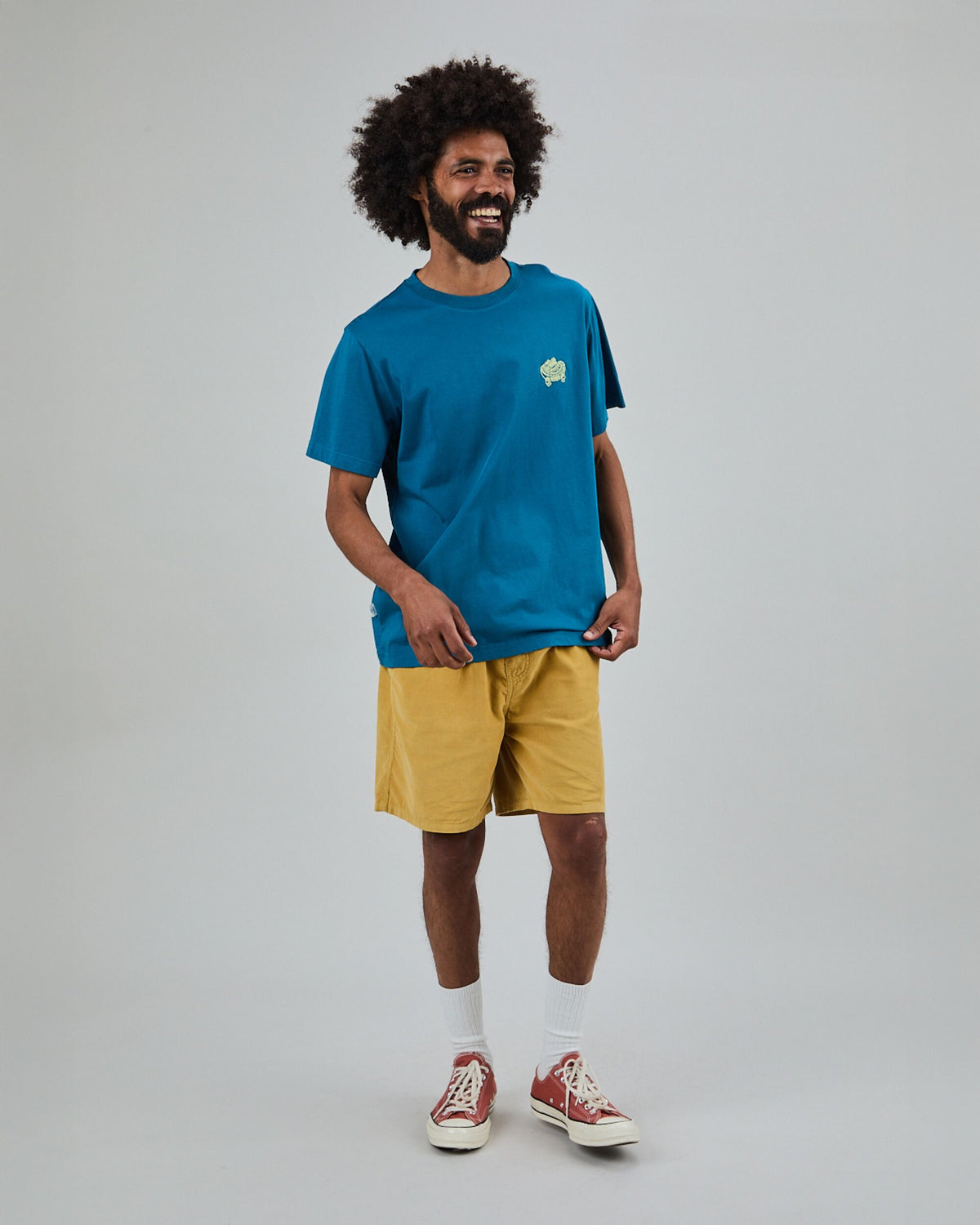 Asis Percales Crocodylus T-Shirt - Blue