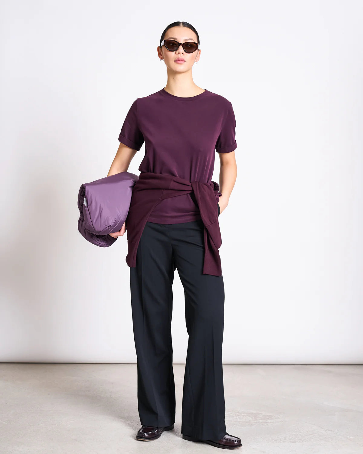 Boy Brushed T-Shirt - Cherry Lacquer