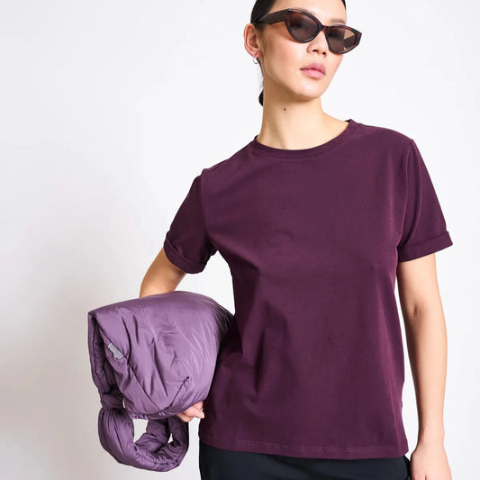 LAST ONE IN S- Boy Brushed T-Shirt - Cherry Lacquer
