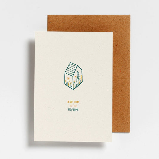Postcard - Happy Days in your New Home